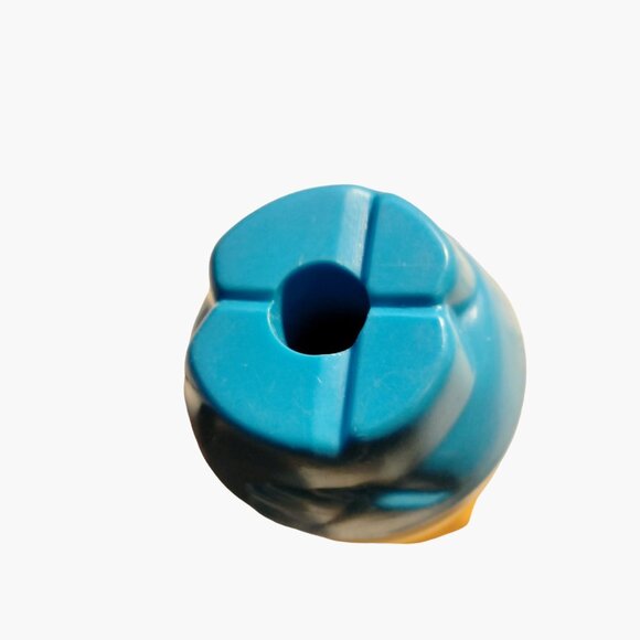 Little Tikes Toddle Tots Girl Blonde Hair Ponytail Blue TOT Round Hole Vintage - Picture 8 of 8